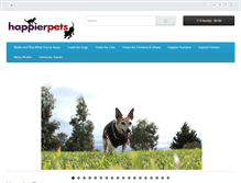 Tablet Screenshot of happierpets.com.au
